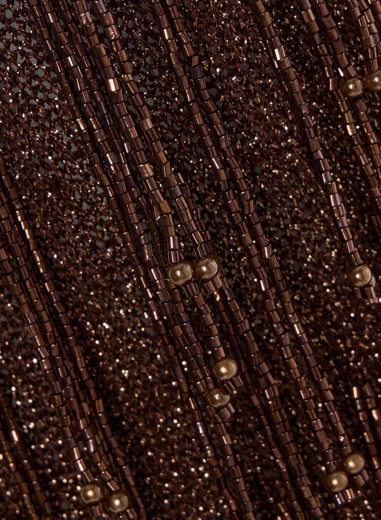 Bronze Beads fabric swatch