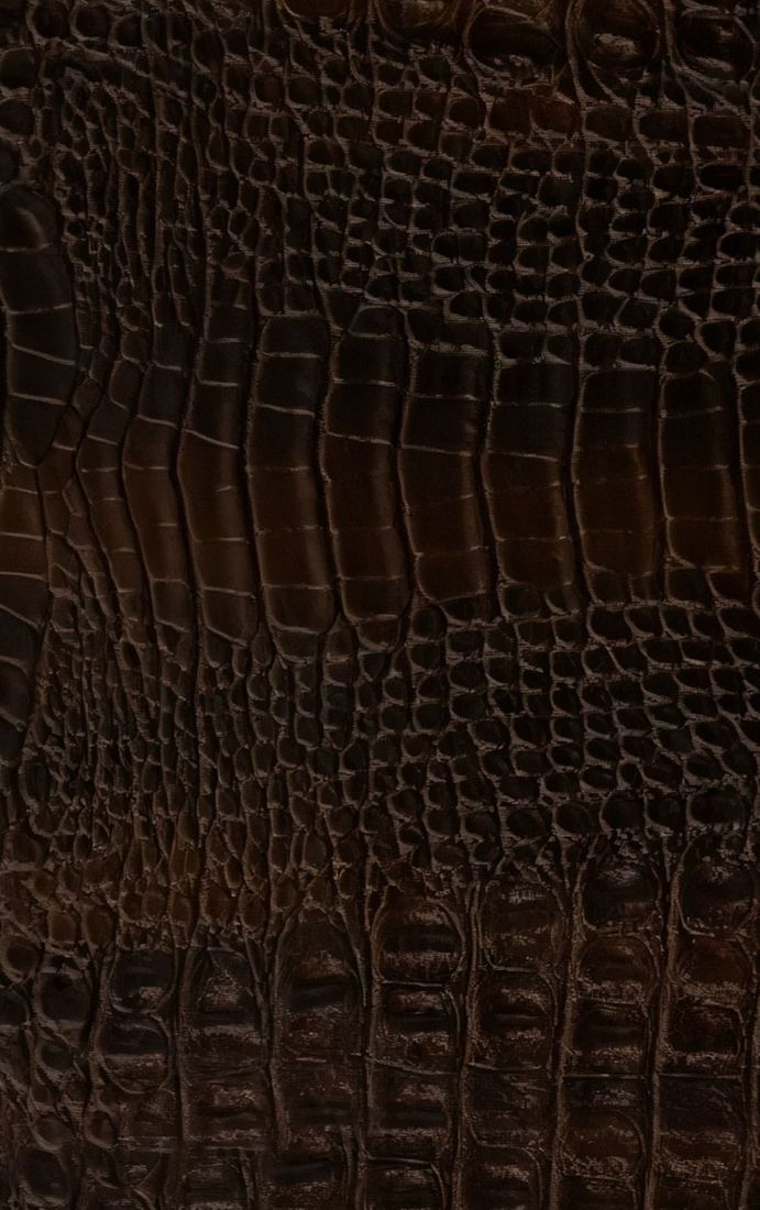 Brown Croc fabric swatch