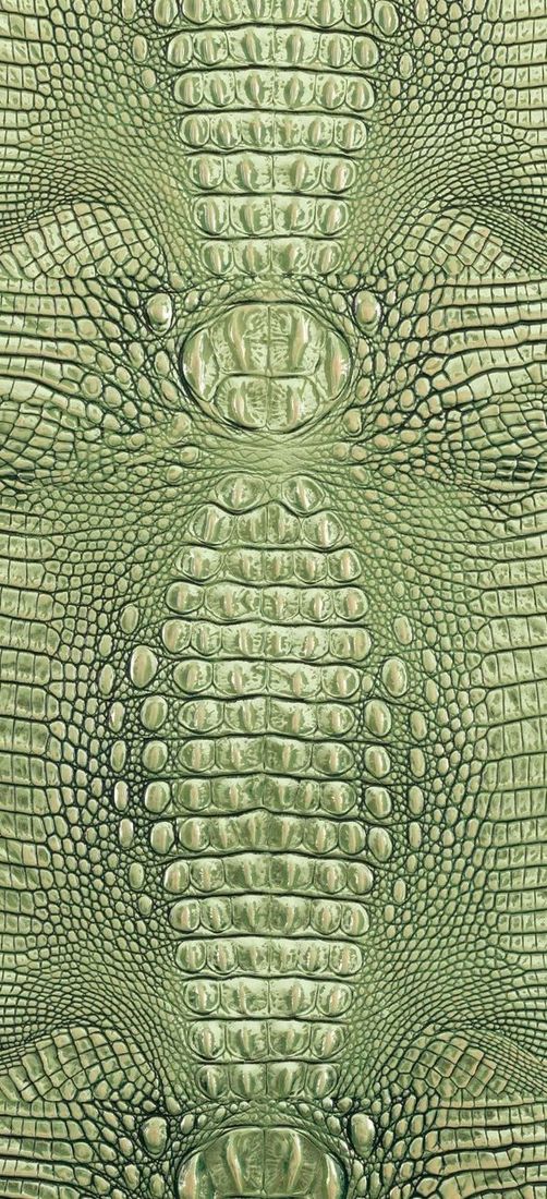 Green Croc fabric swatch