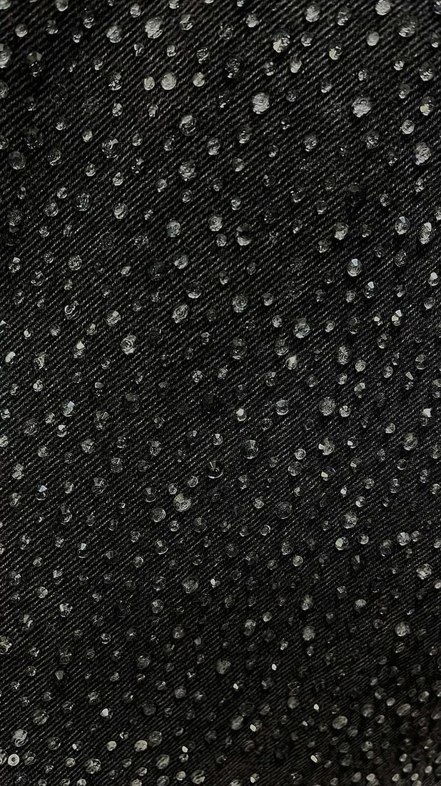 Crystal Denim fabric swatch