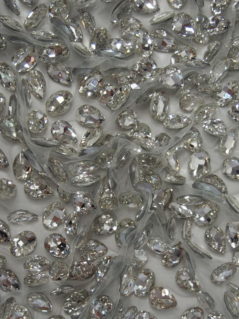Crystal fabric swatch
