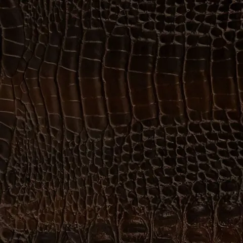 Brown Croc fabric swatch