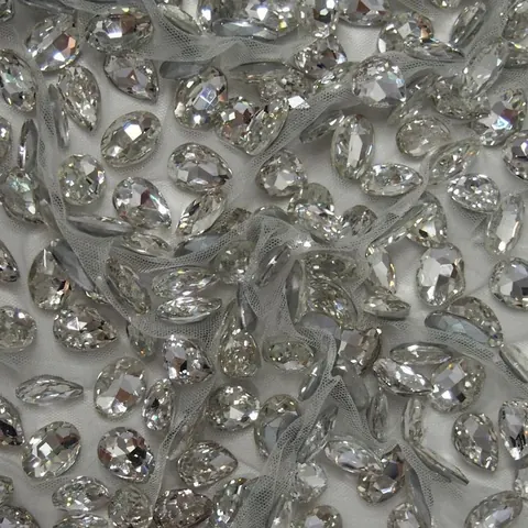 Crystal fabric swatch