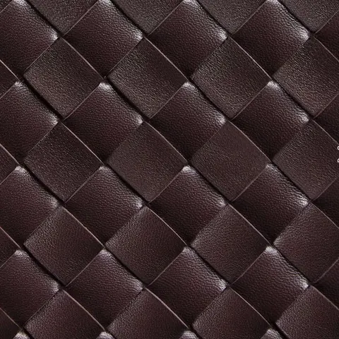 Woven Leather fabric swatch